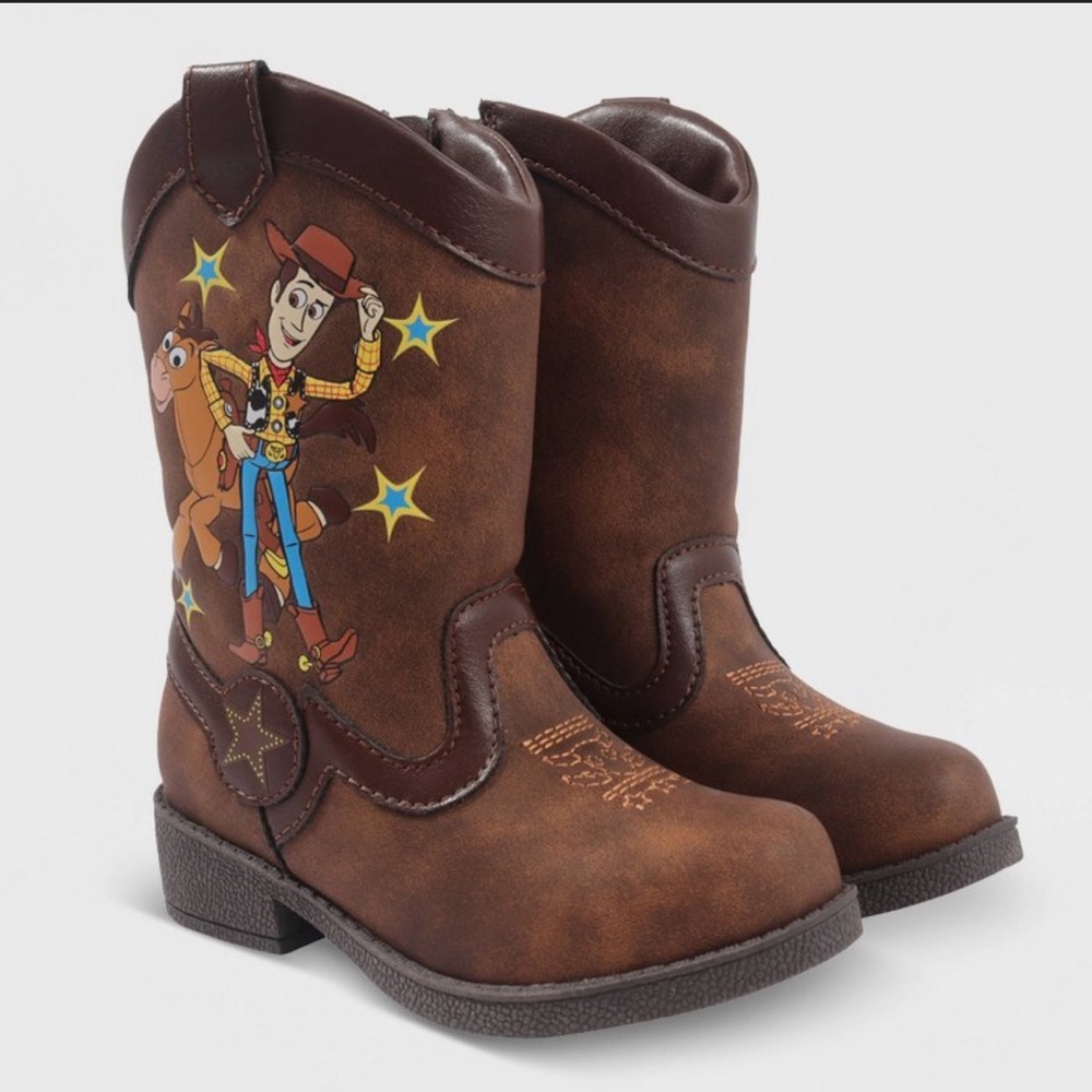 Disney. Toddler Toy Story Pull-On Boots - Brown 7T